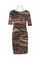Connected Apparel Tiered Short Sleeve Cocktail Dress - The Dress Outlet
