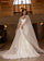 Wedding Dresses Glitter Long Mermaid Detachable Cape Wedding Dress Ivory