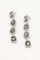 Crystal Clear Rhinestone Linear Drop Earrings - The Dress Outlet