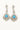 Crystal Drop Rhinestone Teardrop Long Earrings - The Dress Outlet