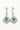 Crystal Drop Rhinestone Teardrop Long Earrings - The Dress Outlet