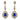 Crystal Drop Rhinestone Teardrop Long Earrings - The Dress Outlet