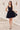 Cocktail Dresses Homecoming Short Sequin Applique Cocktail Dress Black
