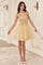 Cocktail Dresses Short A Line Cocktail Glitter Dress Champagne