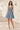 Cocktail Dresses Short A Line Cocktail Glitter Dress Smoky Blue