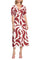Cocktail Dresses Short Printed Cocktail Midi Dress Ivy Terra