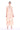 Cocktail Dresses Tiered V Neck Sleeveless Ruffle Tea Length Dress Orange