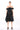 Cocktail Dresses Off Shoulder Tiered Midi dress Black