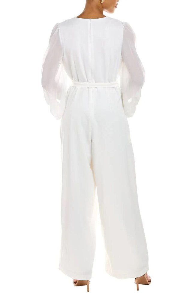Jumpsuit  Long Formal Pocket Jumpsuit Ivory