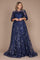 Long Formal Lace Evening Dress – Charcoal