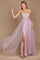 Long Jeweled Hand Beaded Tulle Prom Dress – Multi Pink