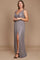 Plus Size Formal Dress Fully Sequin Gown – Charcoal