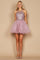 Short Formal Homecoming Dress – Mauve