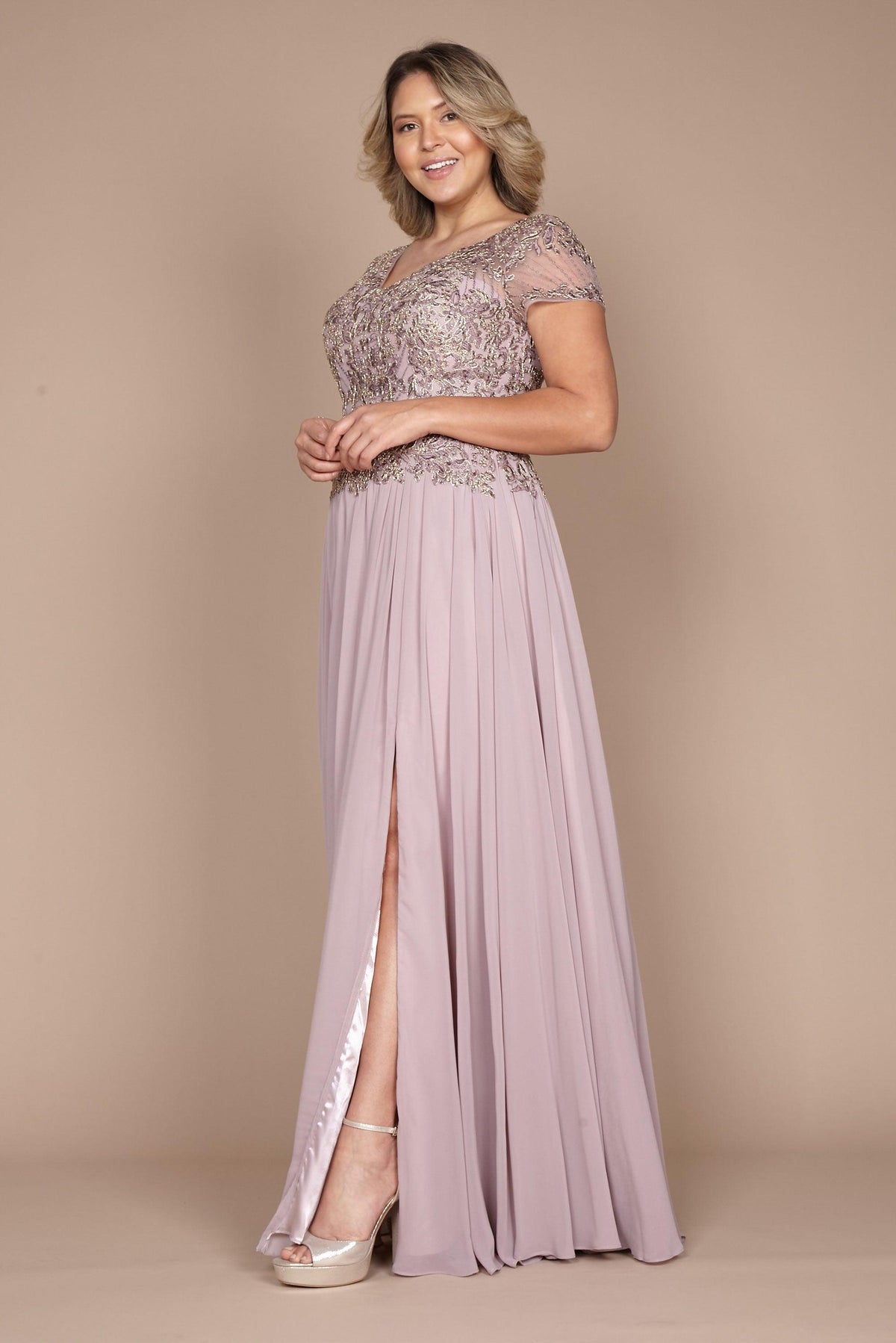 Short Sleeve Formal Mother of The Bride Dress Sale