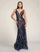 Prom Dresses Mermaid Formal Long Sequin Prom Dress Navy