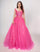 Prom Dresses Long Prom Glitter Formal Dress Fuchsia