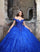 Quinceniera Dresses Glitter Long Ball Gown Quinceanera Dress Royal