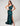 Prom Dresses Fitted Formal Prom Long Sequin Dress Emerald