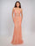 Prom Dresses Fitted Long Prom Formal Dress Orange