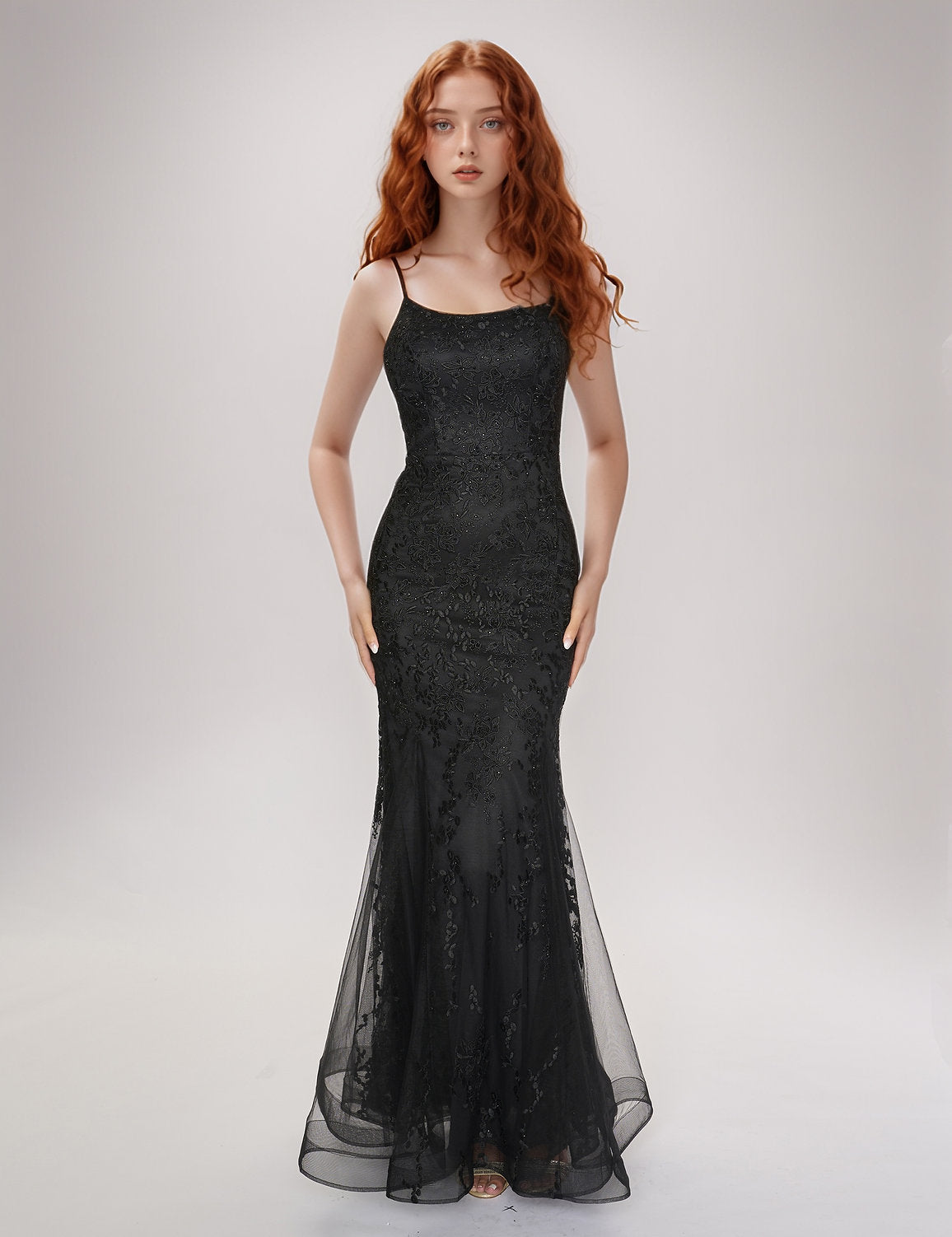Prom Dresses Long Prom Formal Fitted Dress Black