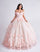 Quinceniera Dresses Sweet 16 Long Ball Gown Quinceanera Dress Blush/Champagne