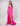 Prom Dresses Prom Long Pleated Formal Evening Dress Hot Pink