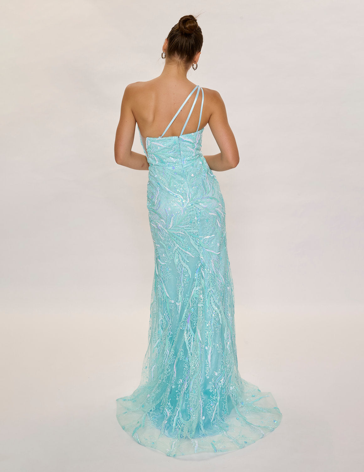 Nina Canacci 6629 Prom Long Slit Formal Fitted Dress