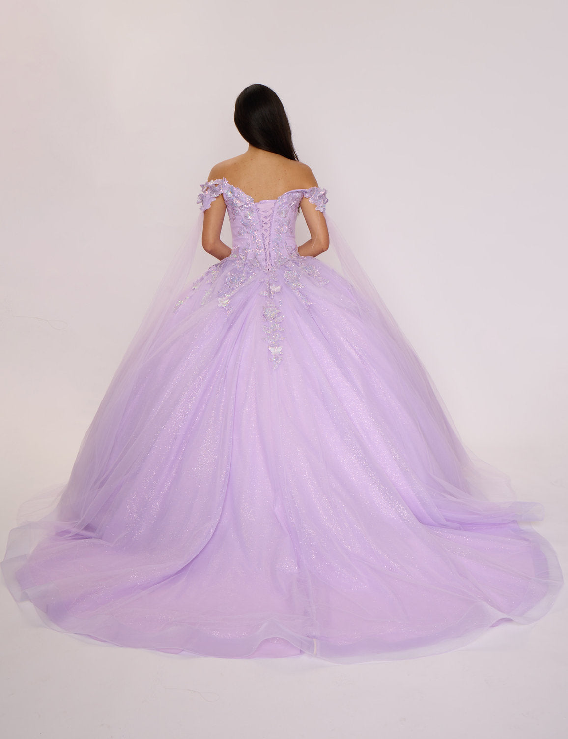Quinceniera Dresses Long Lace Sweet 16 Quinceanera Dress Lilac