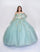 Quinceniera Dresses Ball Gown Long Quinceanera Glitter Dress Sage