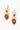 Elegant Floral Drop Clear Diamante Earrings - The Dress Outlet