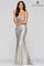 Faviana S10455 Long Formal Fitted Glitter Prom Gown - The Dress Outlet Faviana
