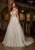 Wedding Dresses Glitter Long Beaded A Line Wedding Dress Ivory