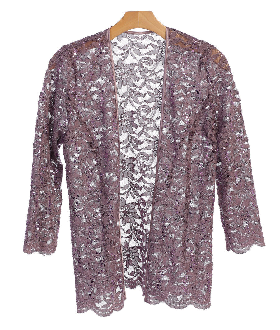 Mauve S Formal Lace Scallop Edge Jacket Sale
