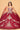 Quinceniera Dresses Strapless Long Sparkling Quinceniera Dress Burgundy