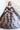 Quinceanera Dresses Long 3D Floral Quinceanera Dress Black/Champagne