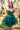 Cocktail Dresses Short Glitter Print Homecoming Cocktail Dress Green