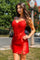 Cocktail Dresses Homecoming Short Cocktail Dress Red