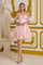 Cocktail Dresses Short Homecoming A Line Cocktail Glitter Dress Blush