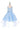 High Low Spaghetti Strap Flower Dress - The Dress Outlet