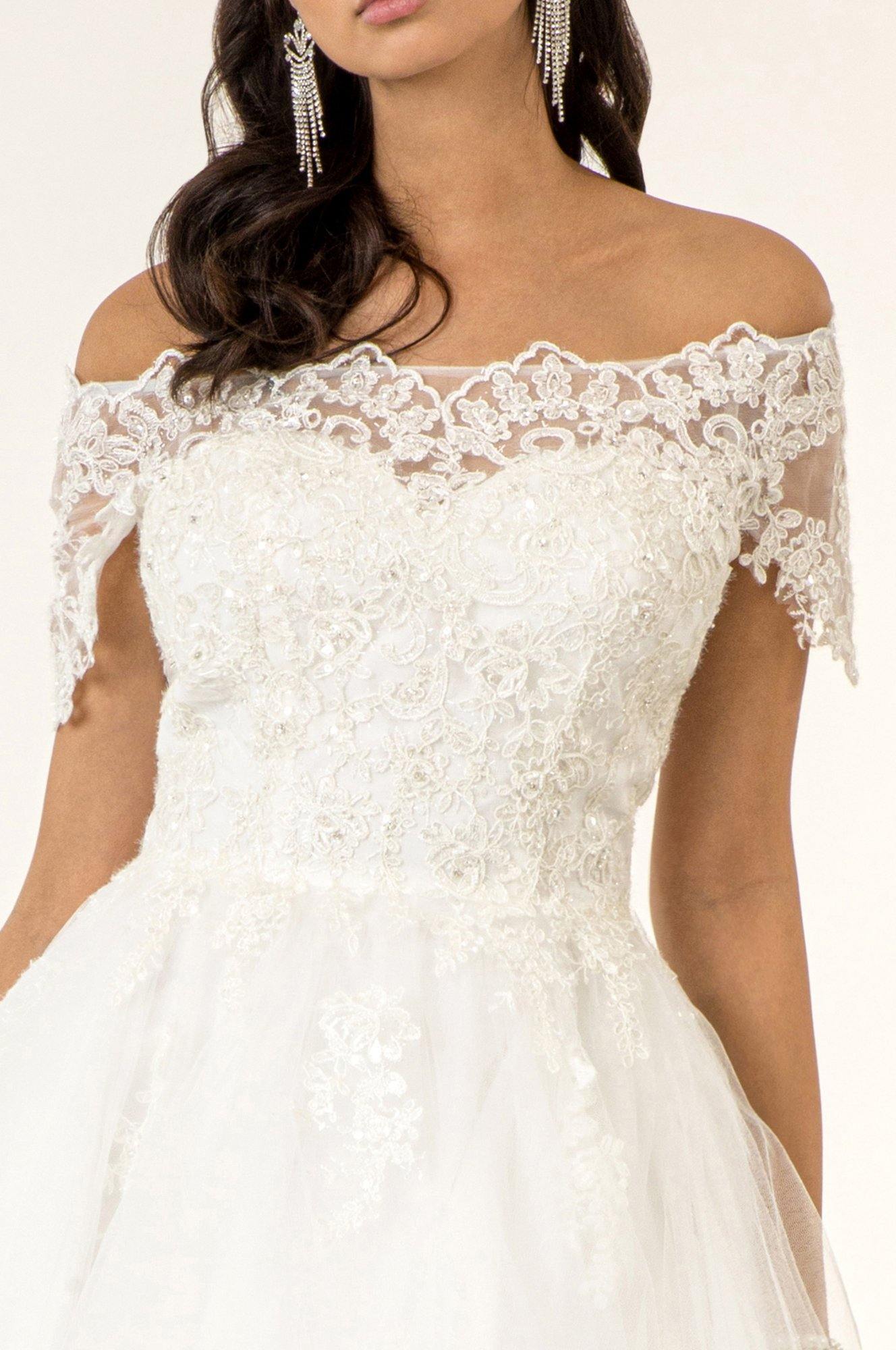Homecoming Short Cap Sleeve Embroidered Prom Dress - The Dress Outlet
