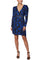Cocktail Dresses Printed Long Sleeve Short Cocktail Dress Black Azure