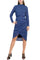 Cocktail Dresses Long Sleeve Short Printed Cocktail Dress Floral Vine