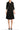 Cocktail Dresses A Line Short Belted Knee Length Pocket Dress Black