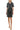 Cocktail Dresses Short Collar Button Cocktail Dress Charcoal