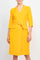 Cocktail Dresses Short Belted Cocktail Knee Length Dress Apricot
