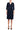 Cocktail Dresses Short Belted Cocktail Knee Length Dress Navy