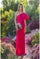 Formal Dresses Fitted Long Formal Evening Dress Hot Pink