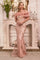 LaDivine J818 Off Shoulder Long Prom Gown