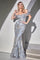 LaDivine J833 Long Fitted Prom Dress