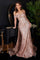 LaDivine J836 Long Off Shoulder Evening Gown